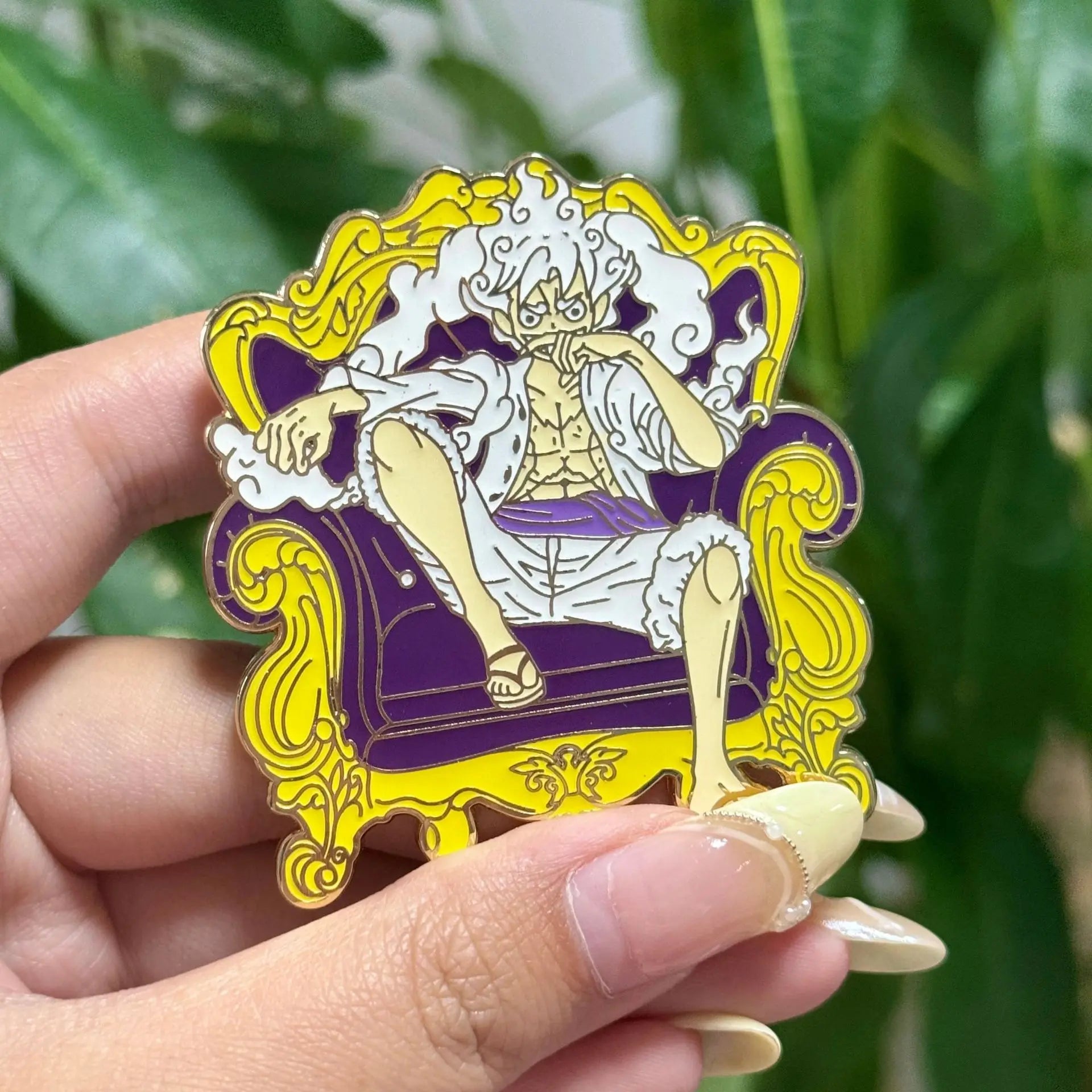 Roronoa Zoro and Luffy Gear 5 Enamel Pin