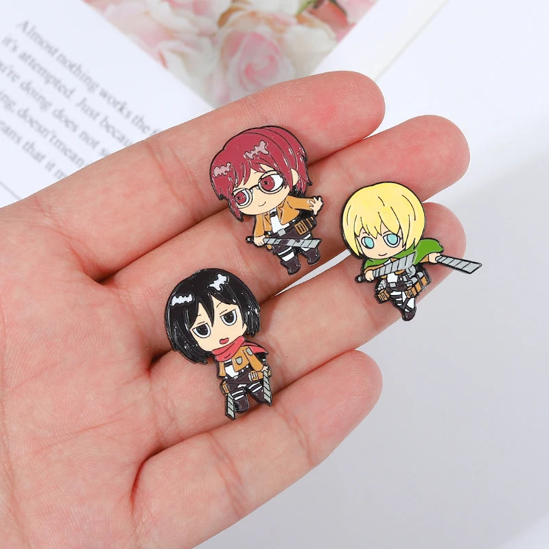 Attack on Titan Enamel Pins