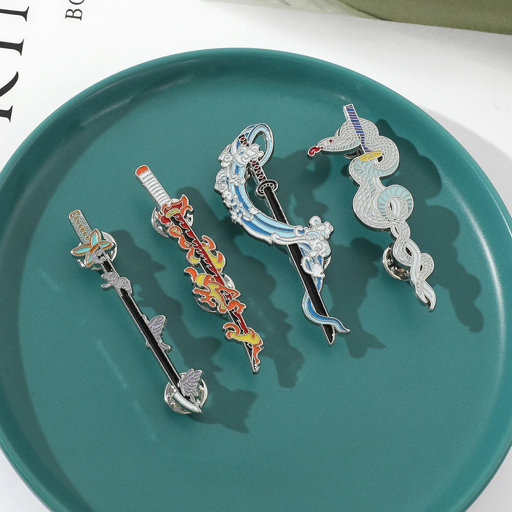 Demon Slayer Weapon Enamel Pins