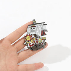 Anime One Piece Monkey D. Luffy Shape Enamel Pin