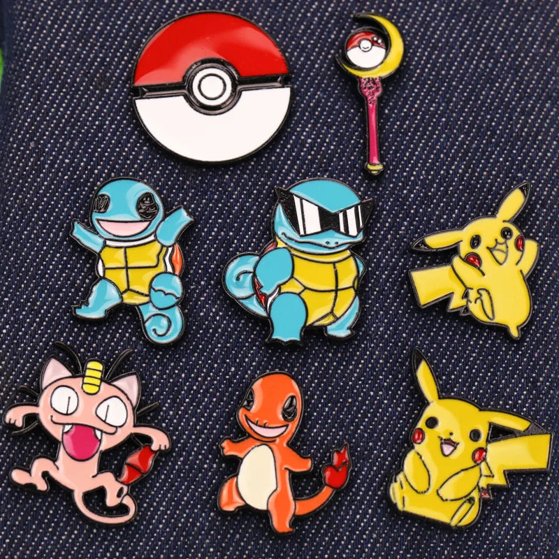 Pikachu Anime Brooch Pins