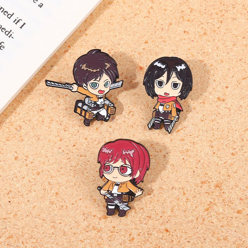 Attack on Titan Enamel Pins